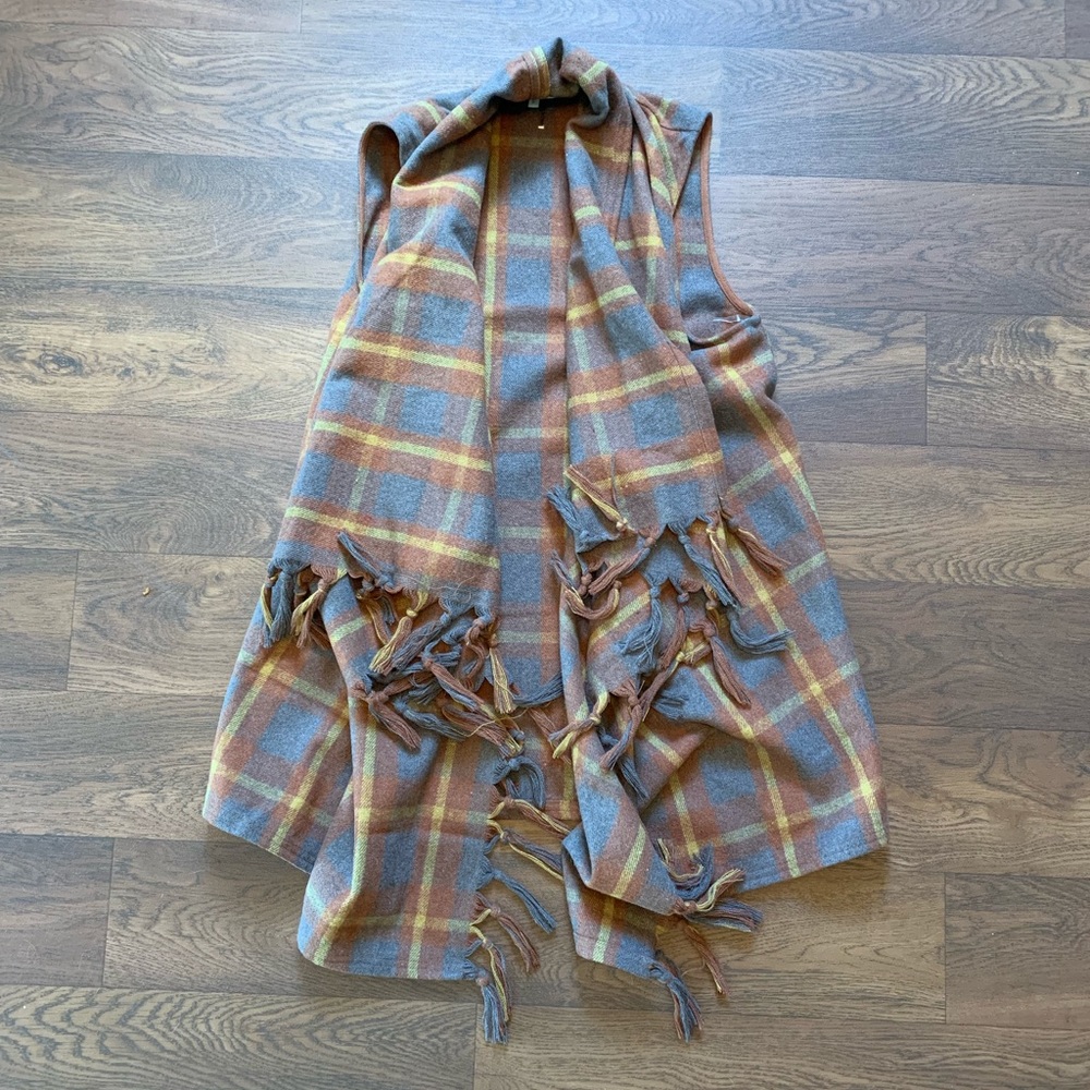 Plaid vest